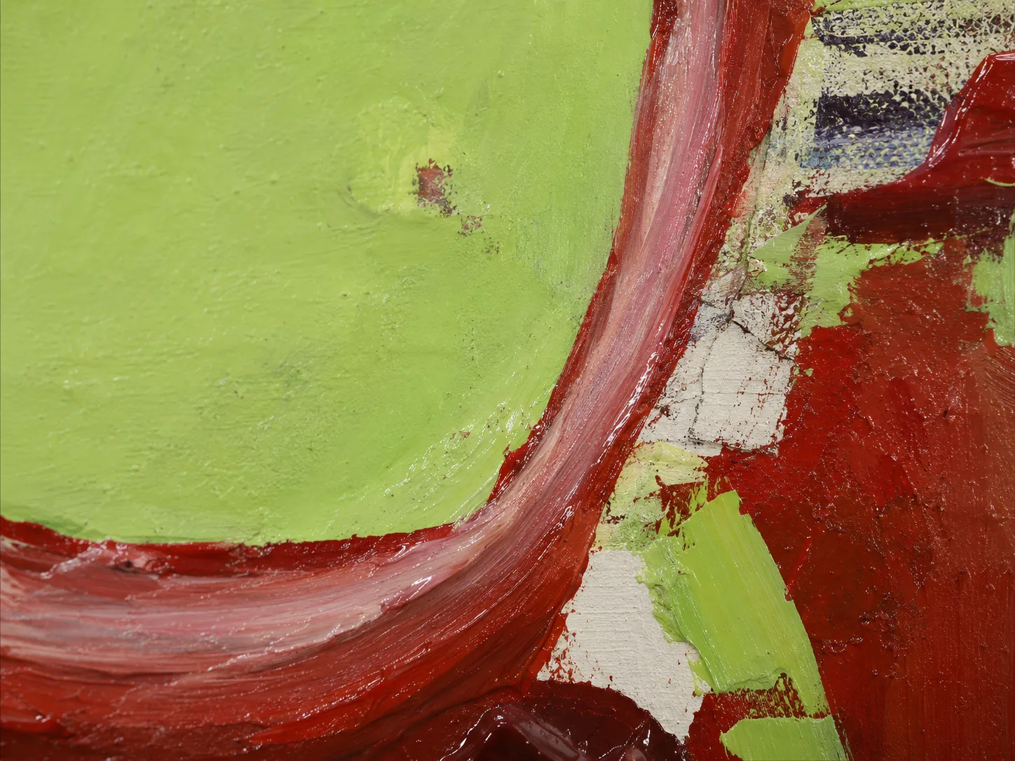 Detalle de la obra Sin título (espiral roja)